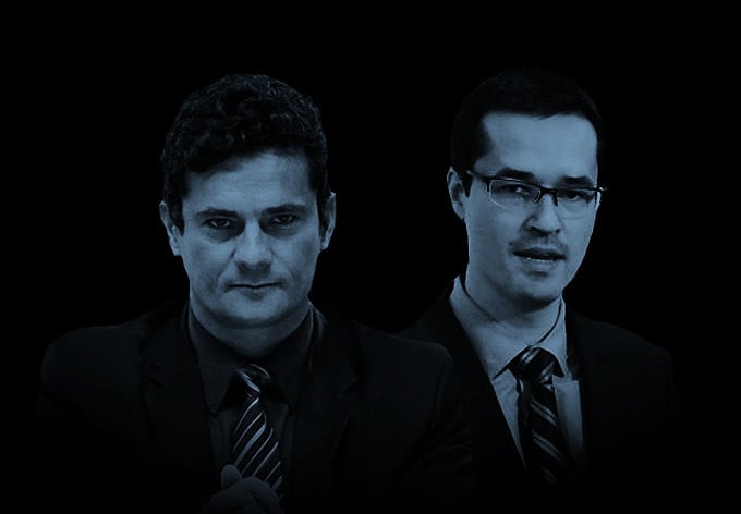 Ex-juiz Sérgio Moro e o procurador Deltan Dallagnol são os nomes mais conhecidos da Lava Jato em Curitiba (PR)