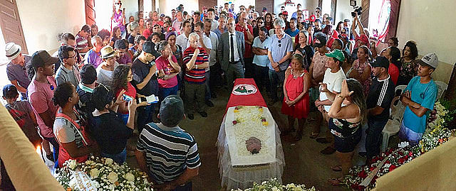 Family, friends, and activists attend José Bernardo da Silva's funeral