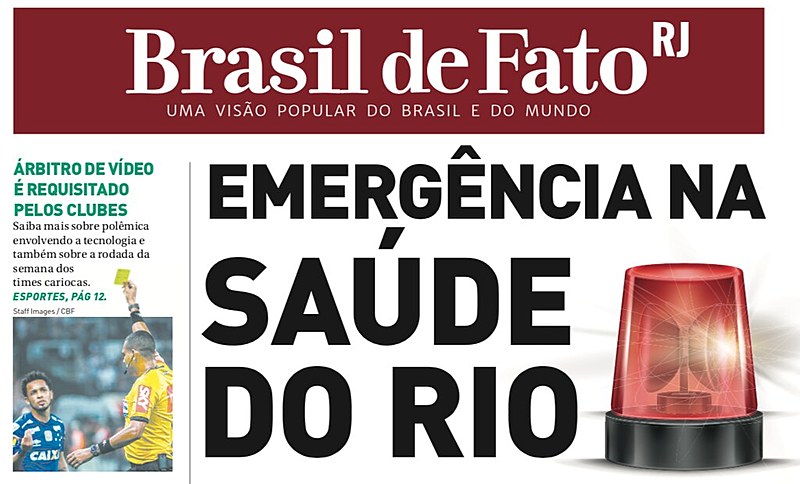 O tabloide é distribuído nas estações de trens e metrô na Central do Brasil, Pavuna, Coelho Neto e nas barcas em Niterói toda quinta-feira
