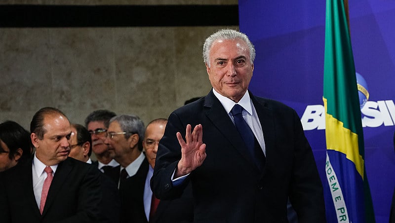 Votação pode autorizar um processo de investigação contra Temer no STF