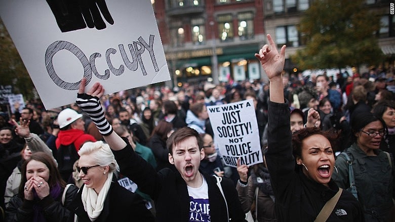 Occupy foi parte de uma onda global de protestos que se opôs à injustiça social e ao esvaziamento da representação democrática