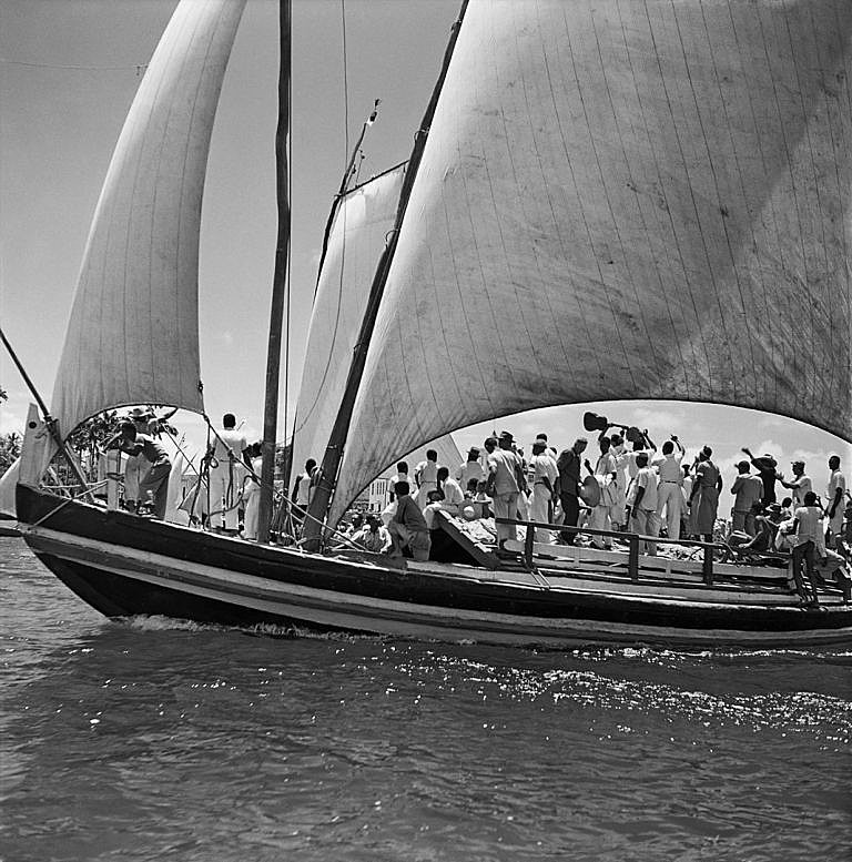 Festa de Bom Jesus dos Navegantes em 1950 na cidade de Salvador.