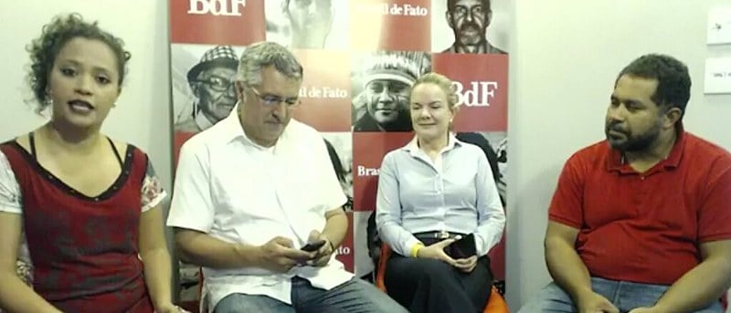 Debate ao vivo com Gleizi Hoffmann, Alexandre Padilha e João Paulo Rodrigues