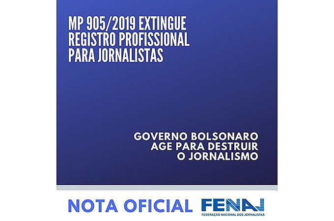 Federação conclama à luta em defesa da atividade profissional de jornalista, que é essencial à Democracia