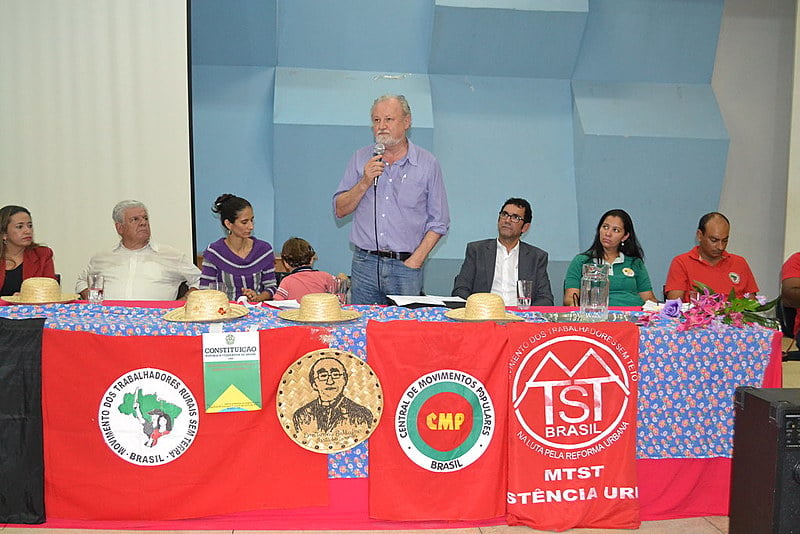 Lançamento do Comitê contou com a presença de João Pedro Stédile, da direção nacional do MST