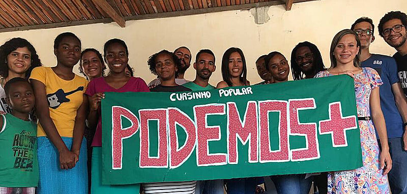 Rede de cursinho popular Podemos + oferece aulas gratuitas em diversas cidades do estado.