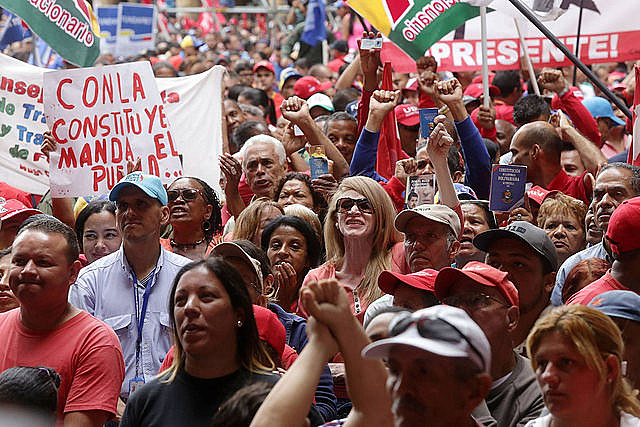 Movilización en defensa de la Asamblea Constituyente, el 4 de mayo