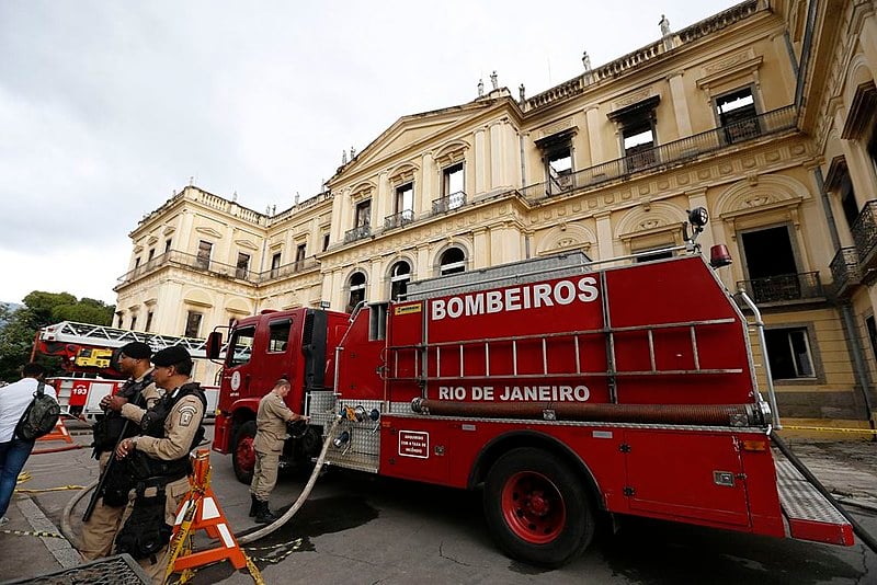 Museu Nacional perdeu 90% de seu acervo no incêndio do último domingo