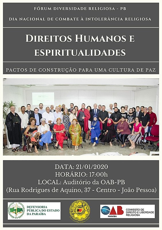 Cartaz de divulgação do Encontro.