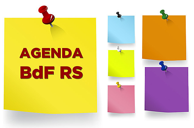 Agenda da semana do dia 22 de julho de 2019