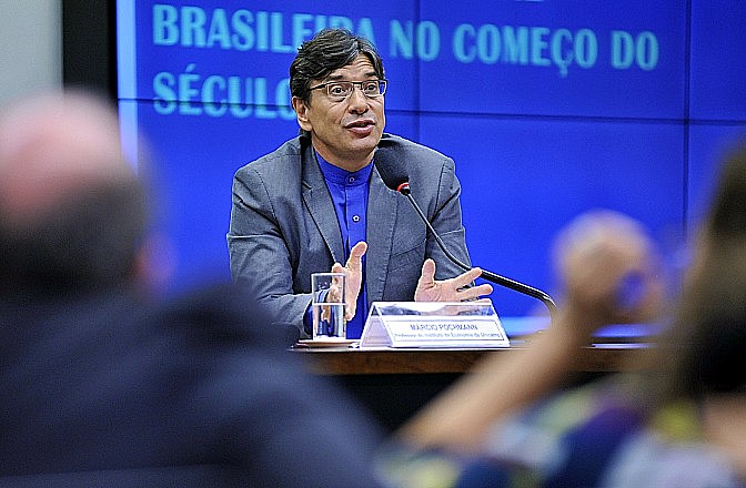 Professor da Unicamp e ex-presidente do Ipea, Márcio Pochmann foi o destaque da comissão da reforma da Previdência nesta quarta (29)