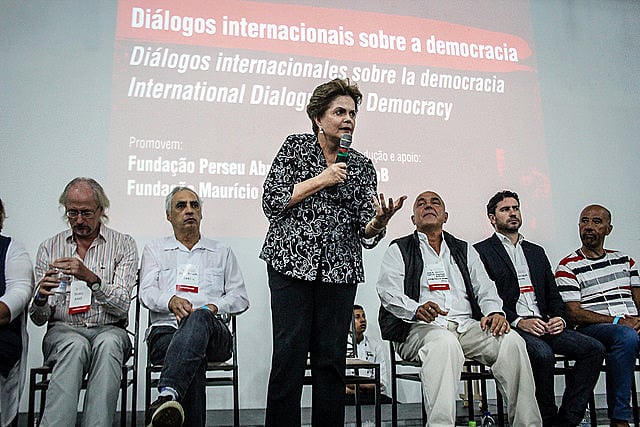 Além de lideranças políticas de várias partes do planeta, o evento teve a presença da presidenta Dilma Rousseff