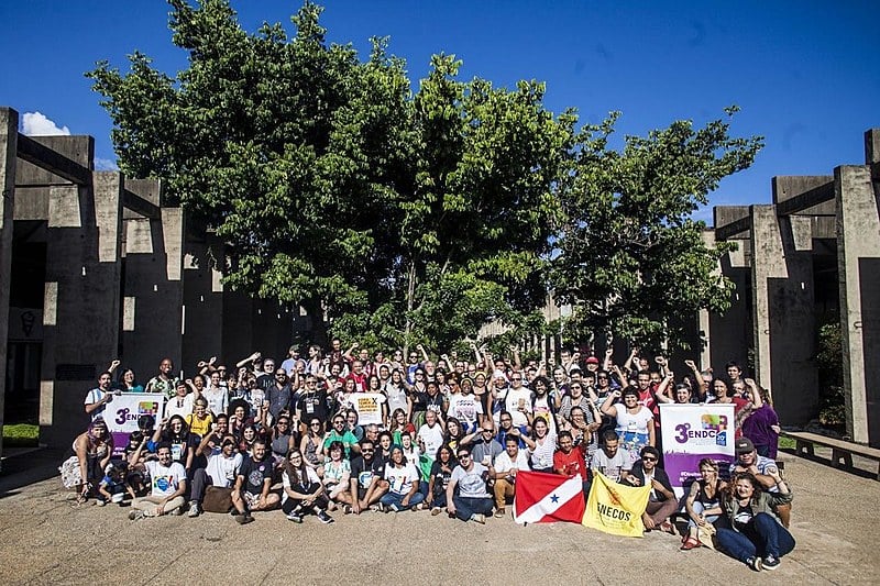 Alguns dos ativistas e militantes presentes no 3º Encontro Nacional pelo Direito à Comunicação