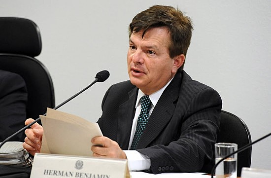 Ministro Herman Benjamin, relator do processo de cassação da chapa de Dilma Rousseff e Michel Temer