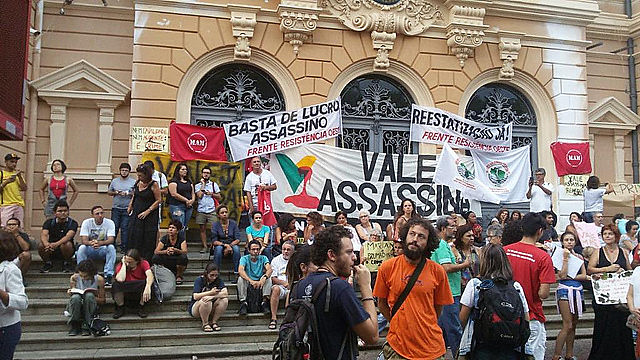 "Acto de lucha contra la masacre de la Vale en Brumadinho" reunió 300 personas en Belo Horizonte