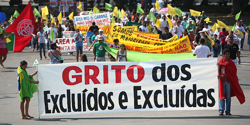 Grito acontece nesta quinta-feira (7), às 16h, em Goiânia,  na Praça do CAIC (ou Praça do CIOP), Jardim Curitiba I e II