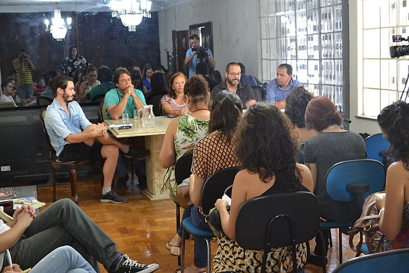 Marino D'Angelo, Luzia Queiroz, Gladston (Caritas) e Antonio da Lua