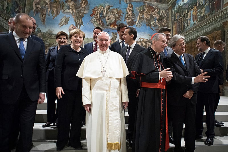 Papa Francisco recebe no Vaticano membros dos países da União Europeia em comemoração dos 60 anos do Tratado de Roma
