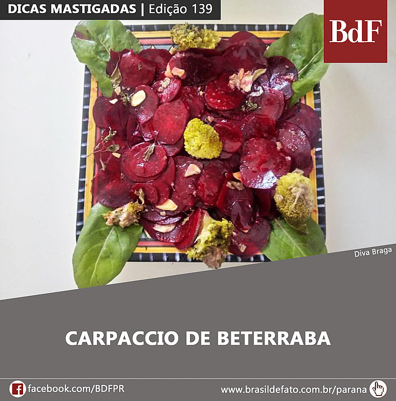 Toda semana, a edição impressa do Brasil de Fato Paraná traz receitas acessíveis
