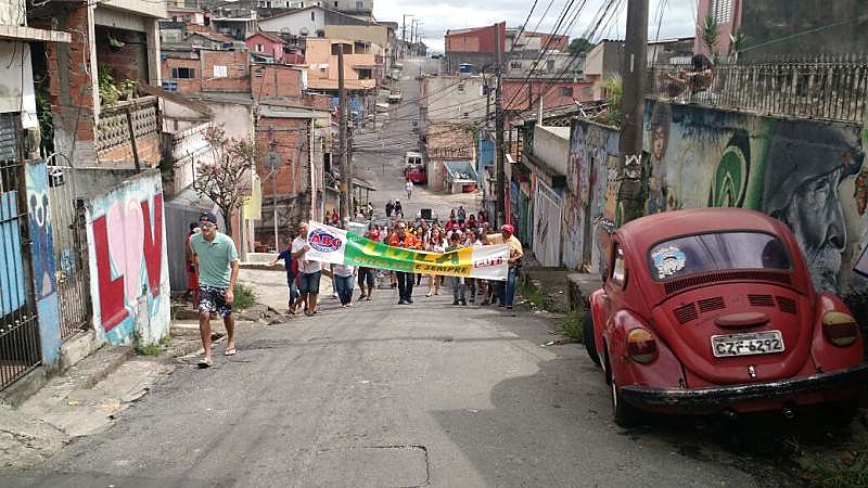 Manifestação no Jardim Flavia