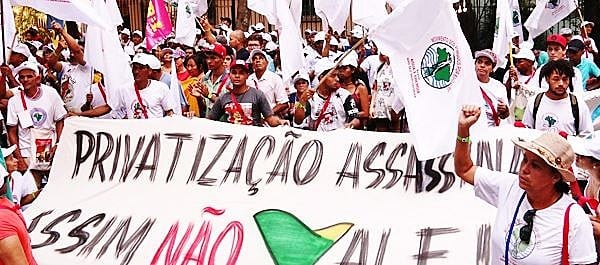 Este acto hace parte del VIII Encuentro Nacional del MAB que  se realiza en Rio de Janeiro