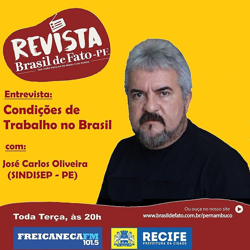José Carlos é coordenador geral do Sindicato dos Servidores Públicos Federais de Pernambuco