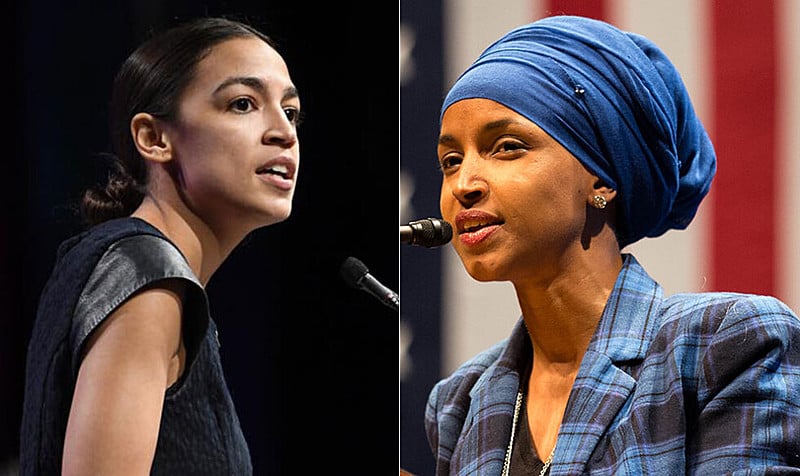 Alexandria Ocasio-Cortez e Ilhan Omar foram duas das eleitas nas midterms de 2018