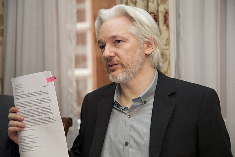 O criador do WikiLeaks, Julian Assenge, encontram-se privado de liberdade desde 2010