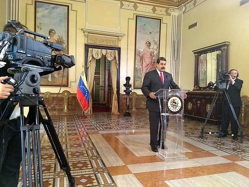 Presidente Nicolás Maduro concedeu entrevista coletiva para meios internacionais, na quinta-feira (15)