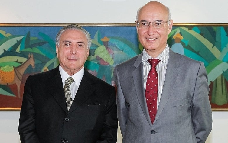 Michel Temer (PMDB) e o Presidente do Tribunal Superior do Trabalho (TST), Ives Gandra Filho