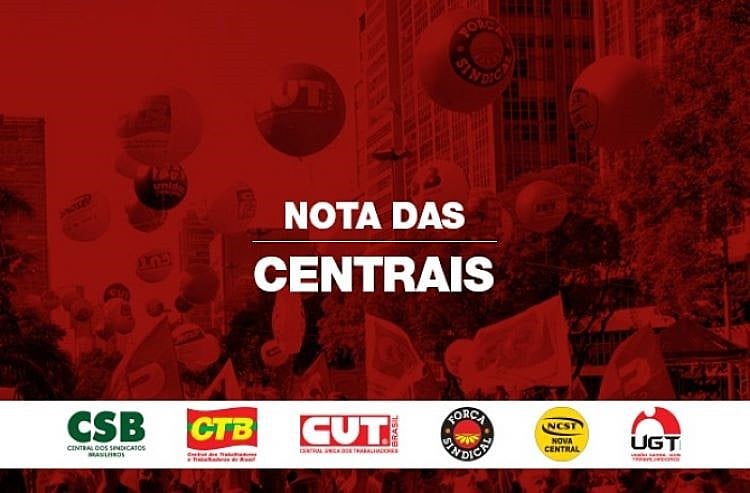 Nota das centrais sindicais