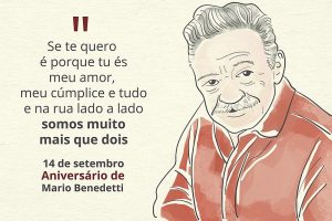 Se estivesse vivo, Mario Benedetti completaria 97 anos