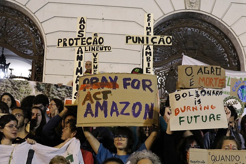 No Rio as atividades da greve global do clima acontecem na Alerj e na Praça XV