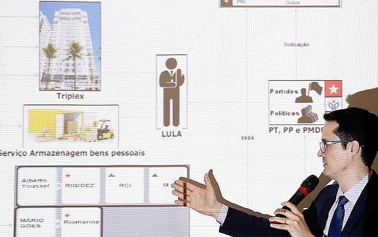 Powerpoint exibido por Deltan Dallagnol em entrevista coletiva foi motivo de processo movido por Lula