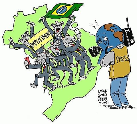 A imprensa estrangeira e o golpe
