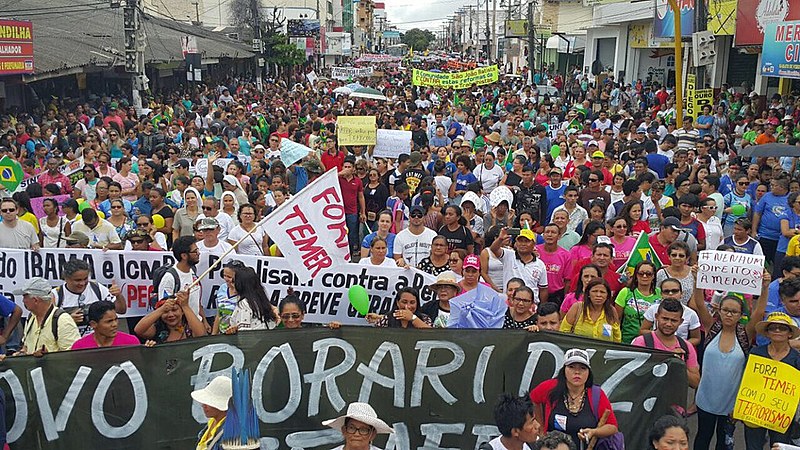 Mobilização em Santarém (PA)