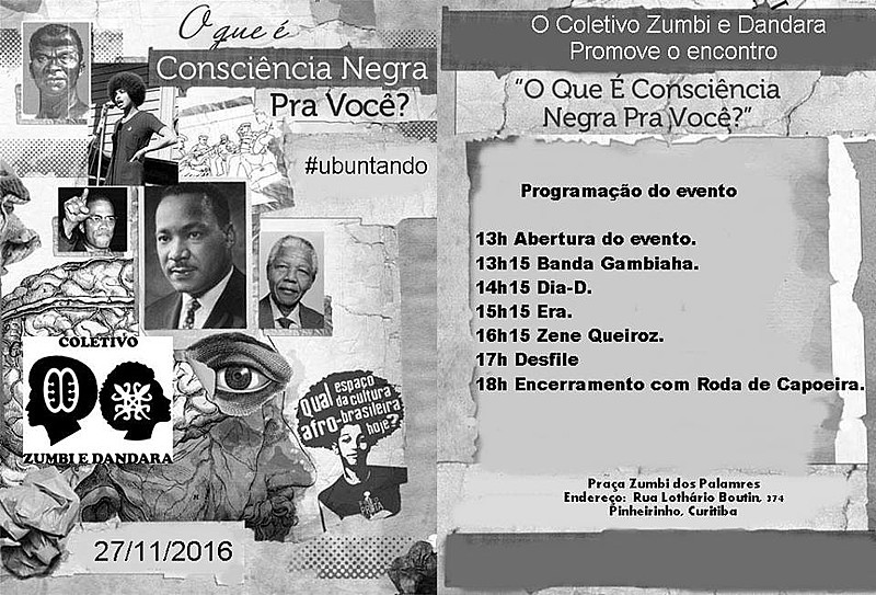 Programação da Semana da Consciência Negra
