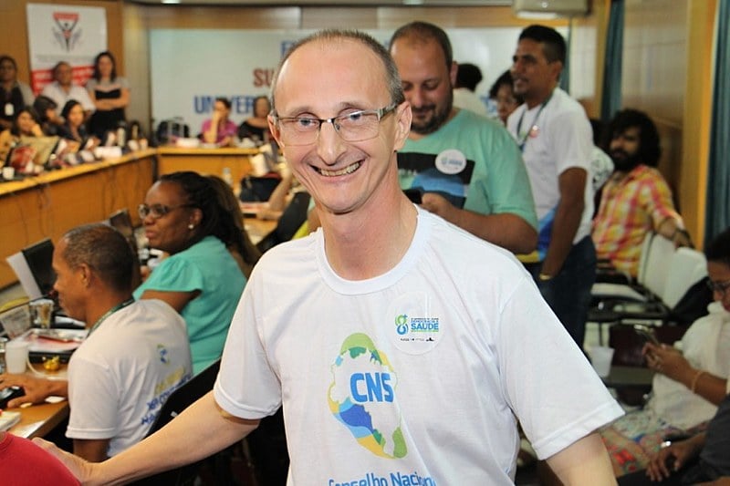 Fernando Zasso Pigatto, novo presidente do CNS eleito para a gestão 2018-2021.
