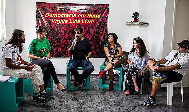 Lucélia Santos, artista, foi um dos nomes que passou pelo programa de entrevistas Rede em Democracia que acontece no espaço da Casa