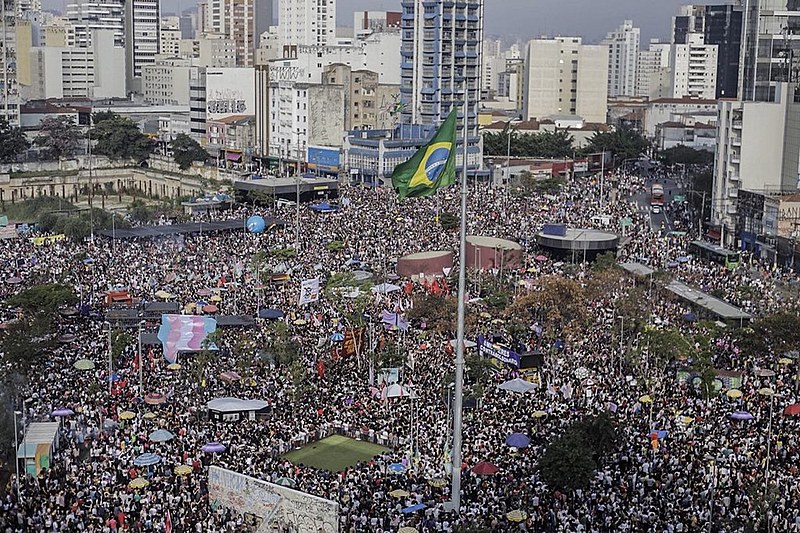 Manifestação "Ele Não" em São Paulo (SP), durante as eleições presidenciais