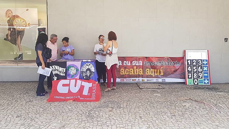 Entidades mobilizam coleta de assinaturas contra a Reforma da Previdência