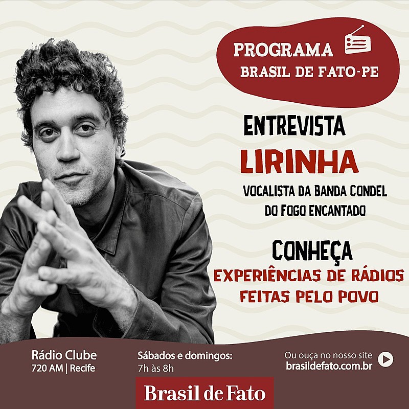 Lirinha falou sobre ligação com MST, novo álbum e relações entre arte e política
