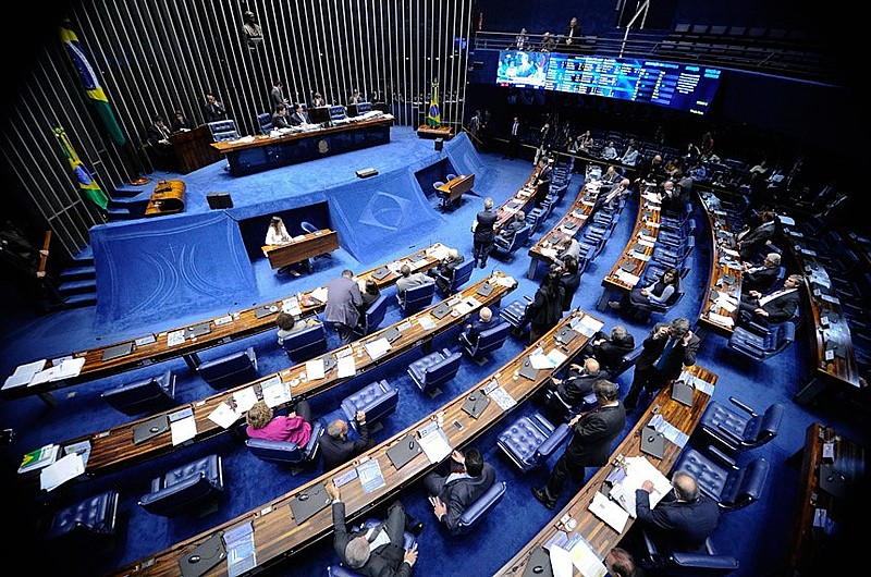 Plenário do Senado tem 81 cadeiras e novo presidente precisará obter 41 votos em eleição interna