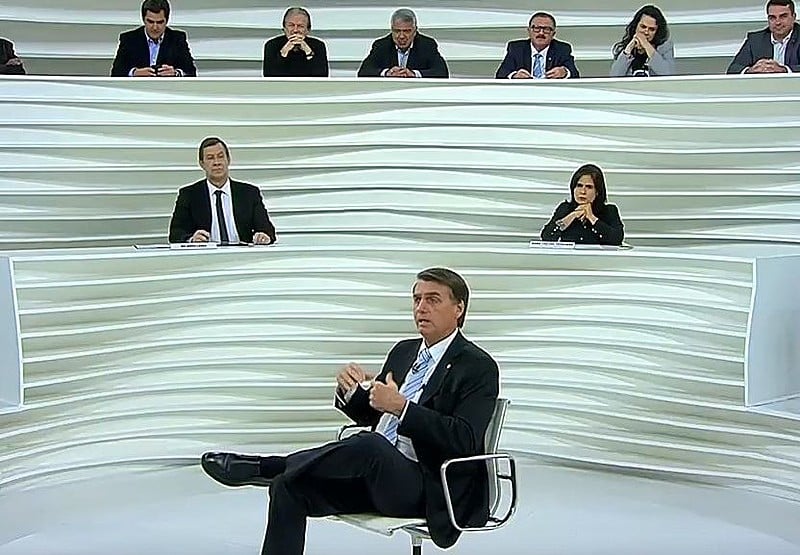 Jair Bolsonaro participou do programa Roda Viva na última segunda-feira (30)