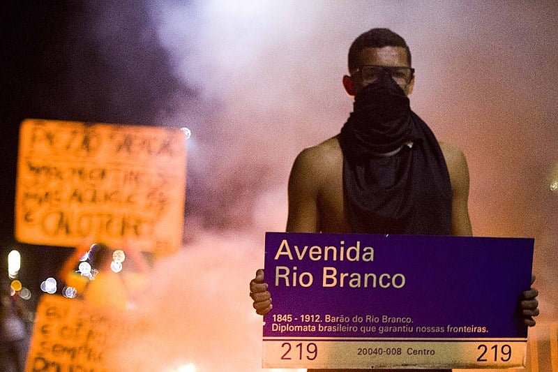 Ato em dia de Greve Geral foi recebido com truculência pela Polícia Militar no Rio de Janeiro