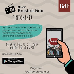 Baixe o aplicativo da rádio Brasil de Fato