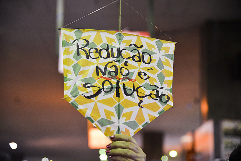 A PEC que diminui a idade penal de 18 para 16 anos é uma das medidas que pode avançar no Congresso em um cenário de golpe