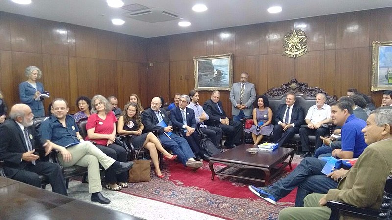 Reunião com presidente do Senado, Renan Calheiros (PMDB-AL)
