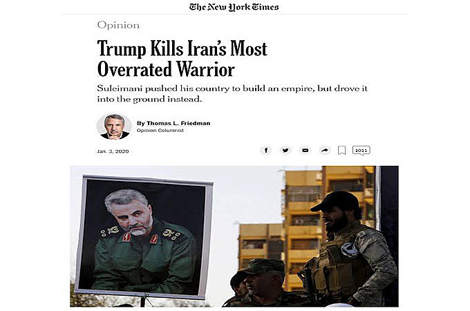 Friedman não quer analisar nada, é pura guerra de propaganda, disputa pelo controle da narrativa
