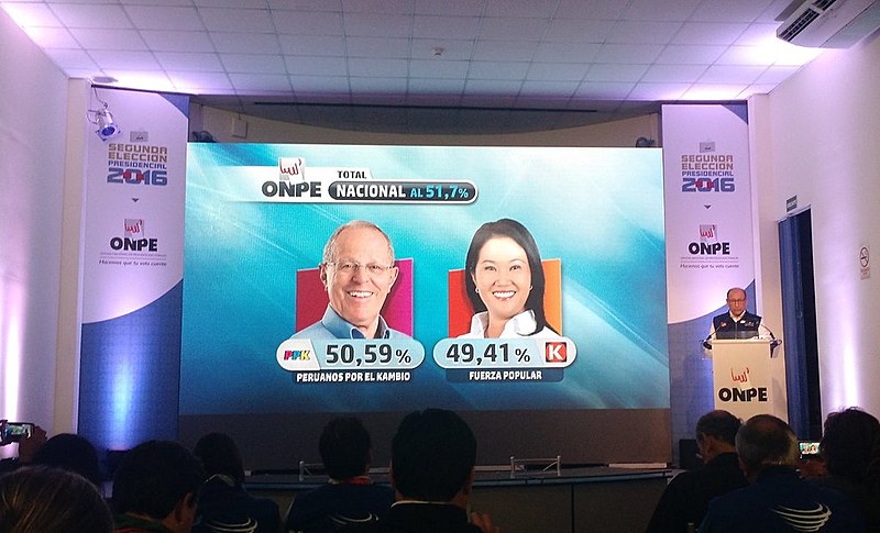 Diferença apertada entre os dois candidatos